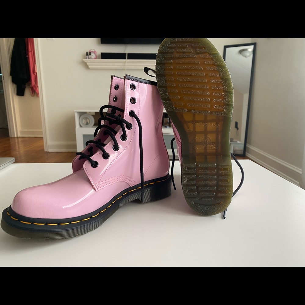 Baby Pink Doc Martens Size 8W